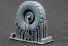ScaleX WM 35021 L. Rover 88 7.5 big Ordinary wheel set (for AK-Interactive) 1/35
